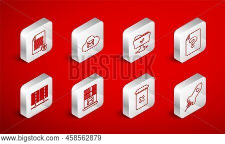 Set Line Rocket Ship With Fire, Cloud Mail Server, Ftp Operation Successful, Unknown Document, Trash