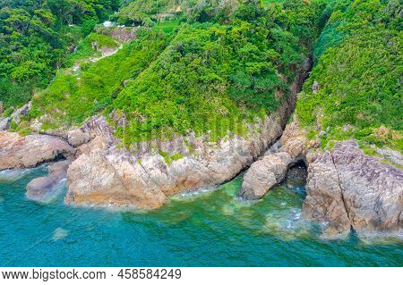 The Landscape Of Sea ​​crevices At Sai Kung, Hk 5 May 2022
