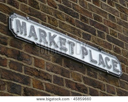 Market Place Sign
