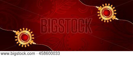 Hindu Festival Raksha Bandhan Traditional Banner Design