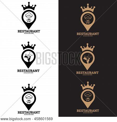 Resto Logo Template. Suitable For Company Logo, Print, Digital, Icon, Apps, And Other Marketing Mate