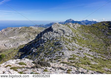 View Of The Mountains Near Valldemosa In Mallorca (balearic Islands)