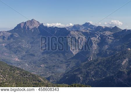View Of The Mountains Near Valldemosa In Mallorca (balearic Islands)