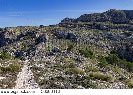 View Of The Mountains Near Valldemosa In Mallorca (balearic Islands)