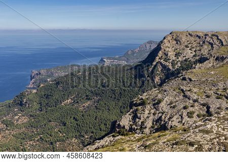 View Of The Mountains Near Valldemosa In Mallorca (balearic Islands)