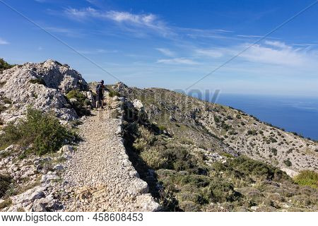 View Of The Mountains Near Valldemosa In Mallorca (balearic Islands)