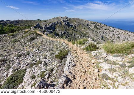 View Of The Mountains Near Valldemosa In Mallorca (balearic Islands)