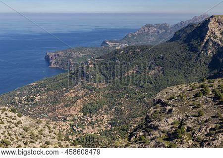 View Of The Mountains Near Valldemosa In Mallorca (balearic Islands)