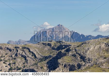 View Of The Mountains Near Valldemosa In Mallorca (balearic Islands)