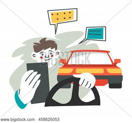 Using Phone And Talking While Driving, Accident