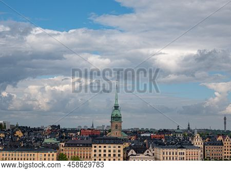 German Church Tyska Kyrkan Or Sankta Gertrud In Gamla Stan, Old Town In Central Stockholm