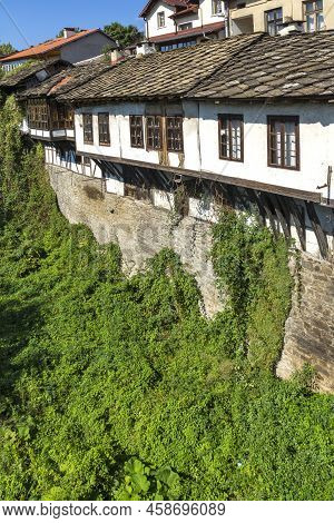 Amazing View Of Center Of Town Of Troyan, Bulgaria