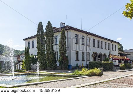 Amazing View Of Center Of Town Of Troyan, Bulgaria