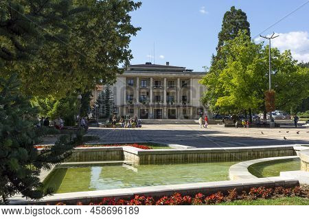 Amazing View Of Center Of Town Of Troyan, Bulgaria