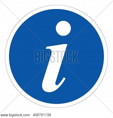 Tourist Information Symbol Sign, Vector Illustration, Isolated On White Background Label. Eps10