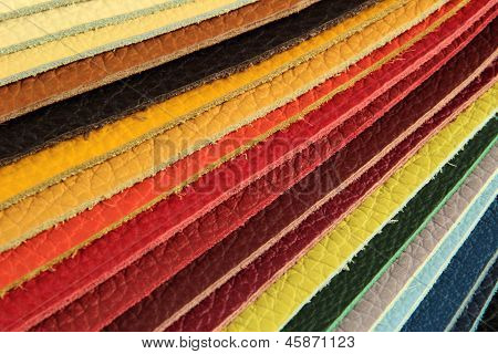 Color palette prøve picker læder materiale