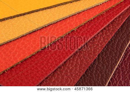 Color palette prøve picker læder materiale