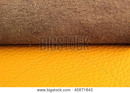 Color palette prøve picker læder materiale