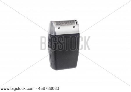 Old Electric Razor Machine Isolated On White