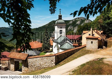 Orthodox Christian Monastery. Serbian Orthodox Monastery Of National Meeting (manastir Sretenje) Loc