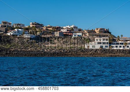 An Overlooking Landscape View Of Puerto Penasco, Mexico