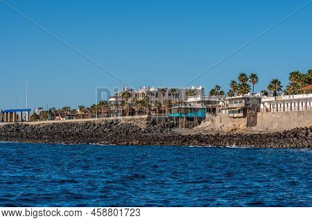 An Overlooking Landscape View Of Puerto Penasco, Mexico