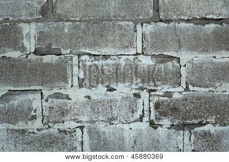 Estructura de ladrillo gris blanco cierra textura
