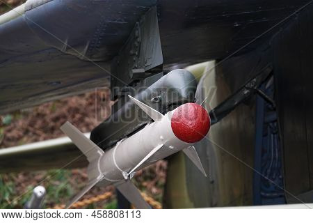 Kiev, Ukraine December 10, 2020: Mig-23 Jet Fighter In The Museum Of Military Equipment For Public V