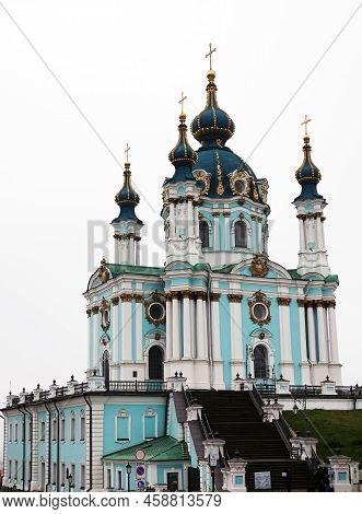 Kiev, Ukraine November 15, 2019: St. Andrew's Church In Kiev