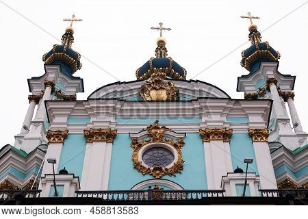 Kiev, Ukraine November 15, 2019: St. Andrew's Church In Kiev