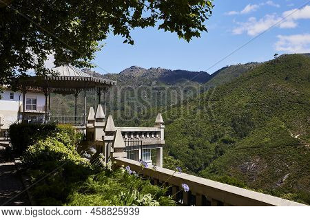 Sao Bento (portugal), June 27, 2022. Rooftops. Roof Of Buildings And A Music Box. This Town Is Locat