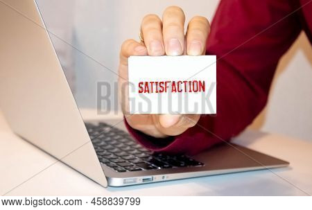Medicine And Health Concept. On A Blue And White Background Lies A Piece Of Cardboard With The Inscr