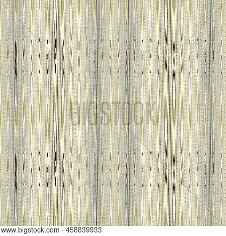 Green Forest Marl Seamless Pattern. Textured Woodland Weave For Irregular Melange Background. All Ov