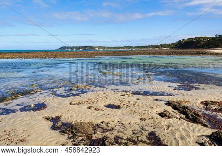 Low Tide At Dodds Creek Beach - Flinders, Victoria, Australia