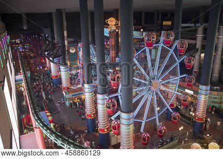 Genting Highlands, Malaysia- 23 Jul, 2022: View Of The Skytropolis Indoor Theme Park In Resorts Worl