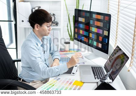 Professional development programmers are choosing color schemes to decorate their website or applica