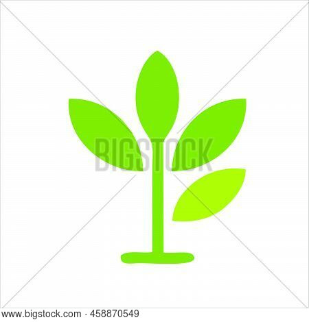 Plant Icon Isolated On A White Background From The Ecology Collection. Crop Icon Thin Line Line Line