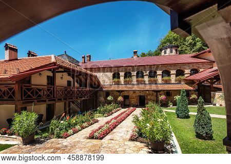 Orthodox Christian Monastery. Serbian Orthodox Monastery Sretenje (national Meeting). 13th Century M