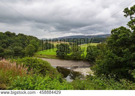 Landscape In The South Lakeland , Ruskin View. Cumbria, England, Uk.