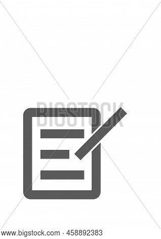 Definition Icon Flat Style Modern Vector Illustration