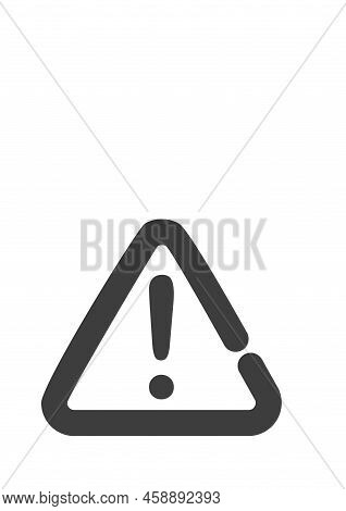 Exclamation Mark Icon. Attention Warning Sign Vector