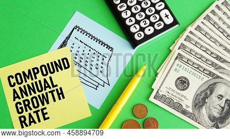 Compound Annual Growth Rate Cagr Is Shown Using A Text