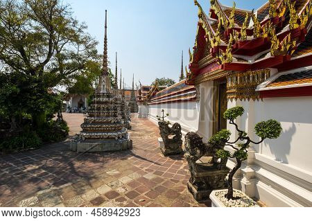 Wat Pho (known Also As The Temple Of The Reclining Buddha) Is A Buddhist Temple Complex In Bangkok, 