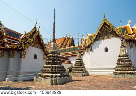 Wat Pho (known Also As The Temple Of The Reclining Buddha) Is A Buddhist Temple Complex In Bangkok, 