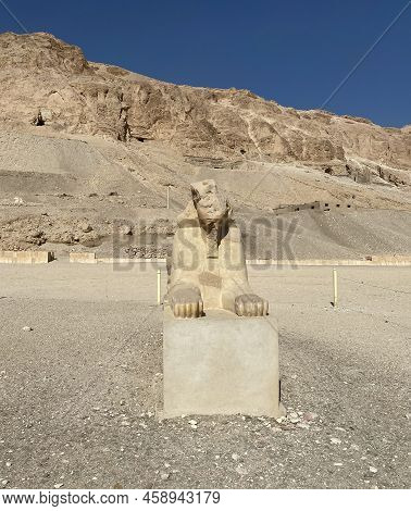 Egypt. The Photo Shows Ancient Egyptian Sculpture.
