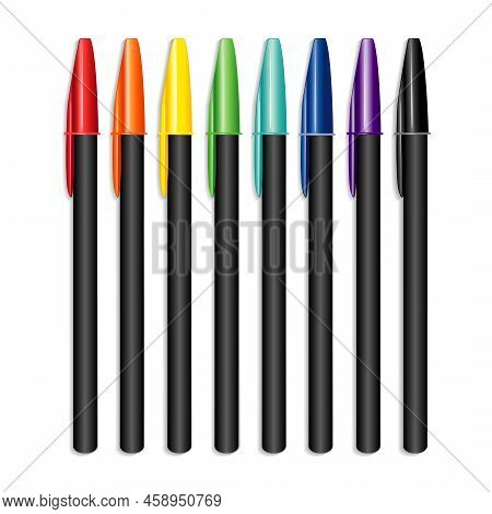 Fine Tip Marker Pens In Rainbow Colors, Art Supplies For Home, Business And Back To School Projects: