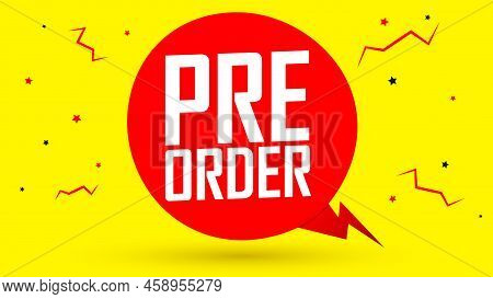 Pre-order Summer Sale, Discount Poster Design Template, Promo Shopping Banner