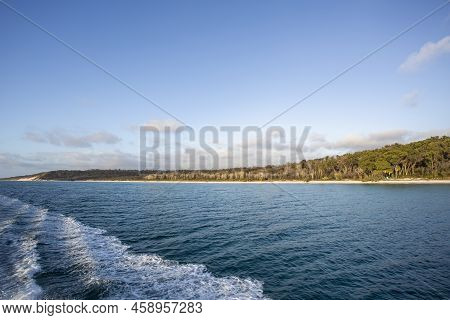 View Of The West Coast Of The Fraser Island, Known By The Aboriginal Name Of K'gari, A 122 Km Long S