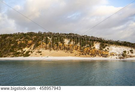 View Of The West Coast Of The Fraser Island, Known By The Aboriginal Name Of K'gari, A 122 Km Long S