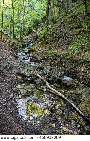 Janosik Holes, Little Fatra, Slovak Republic. Hiking Theme. Seasonal Natural Scene.